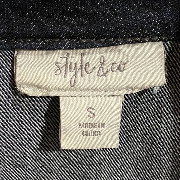 Style & Co Jean Jacket - Picture 8 of 10